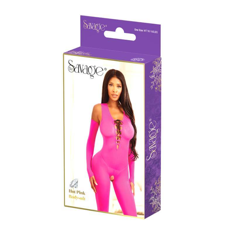 HOT PINK BODYSUIT PINK-2
