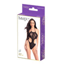 SHEER BODYSUIT BLACK RHINESTONE-2