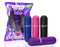 Screaming O Soft Touch Rechargeable Bullet vibrators in assorted colors with packaging, offering sensual pleasure and five speeds.