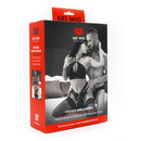 SEI MIO Cocked and Loaded Advanced Strap-On Harness & Dildo packaging showcasing versatile strap-on and intimate play options.