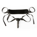 SEI MIO Cocked and Loaded Advanced Strap-On Harness & Dildo with adjustable straps and smooth silicone dildo.