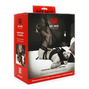 SEI MIO Hogtied and Satisfied Hog Tie & Cuff Set packaging showcasing versatile restraint for immersive experiences.
