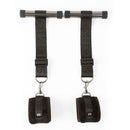 SEI MIO Doorway Control Play Adjustable Over Door Cuff Restraints with padded cuffs and adjustable straps.