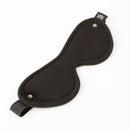 SEI MIO Eyes Wide Shut Soft Velvet Blindfold resting on a white background.