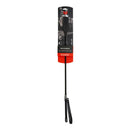 SEI MIO Rein in Desire Faux Leather Riding Crop packaged for impact play and teasing couples.