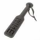 SEI MIO You are All Mine MINE Impression Spanking Paddle with cut-out design for playful discipline and bold experiences.