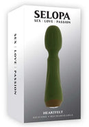 SELOPA Heartfelt Petite Wand Vibrator with 10 speeds in packaging