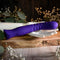 Purple Selopa Trixxxie Vibrator with textured flexible shaft and 7 vibration modes, displayed on a white hand sculpture.