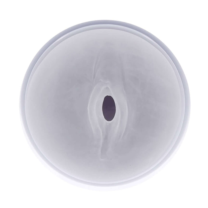 Selopa Pleasure Can - Close-up View of Discreet Vibrating Stroker Opening