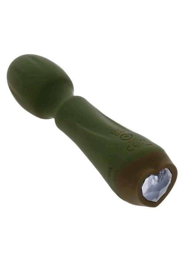 SELOPA Heartfelt Petite Wand Vibrator with Textured Flexible Head and Heart-Shaped Control Button, 10 Powerful Speeds