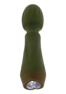 SELOPA Heartfelt Petite Wand Vibrator with Heart-Shaped Control - 10 Powerful Speeds, Green Design with Textured Flexible Head
