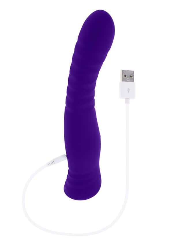 Selopa Trixxxie Vibrator with Flexible, Textured Shaft and USB Rechargeable Cable