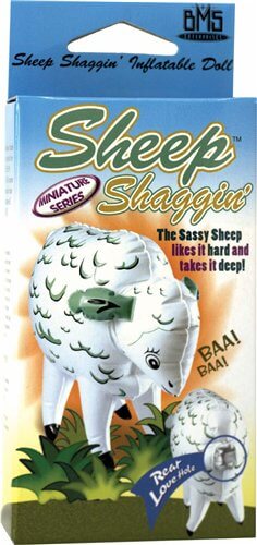 Sheep Shaggin 12 inches Inflatable Mini Sheep packaging with playful design for humorous parties and gifts.