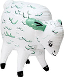 Sheep Shaggin 12 inches Inflatable Mini Sheep toy with cartoon face, perfect for parties and fun moments.