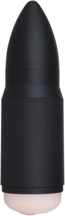 Zero Tolerance Shell Shock Rechargeable Vibrating Stroker in sleek black design with ergonomic shape and premium materials.