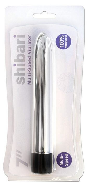 SHIBARI 7 MULTI SPEED VIBRATOR SILVER "-0