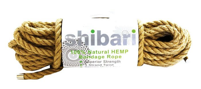 SHIBARI NATURAL HEMP BONDAGE ROPE 10 METERS-0