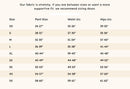 Size chart for Shinesty Brownie Points Ball Hammock Pouch Underwear 2XL with measurements for different sizes.