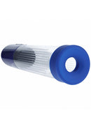 Pumped HyperPump Automatic Penis Pump Blue, a sleek automatic enhancement device for performance and confidence.