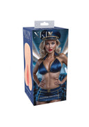 Xkin Irresistible Stewardess Lexi Cockpit Stroker Flesh packaging with a seductive stewardess design.