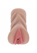 Xkin Midnight Honey Celeste Stroker Tan showcasing a realistic design for enhanced pleasure and comfort.