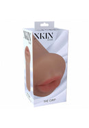 Xkin Raw The Grip Stroker Tan packaging showing realistic design and lifelike details.