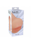 Xkin Raw The Grip Stroker Flesh product packaging showcasing realistic design for optimal pleasure.
