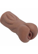 Xkin Naughty Nurse Riley Rearview Stroker Brown, realistic stroker with lifelike texture for enhanced pleasure.