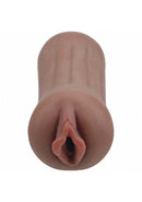 Xkin Beauty Queen Lulu Liplust Stroker Brown, a lifelike stroker made from premium Non-Sticky TPE for an irresistible experience.