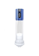 PUMPED HyperLift Masturbator Suction Metallic Blue showcasing its sleek design and advanced vacuum controls.