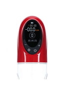 PUMPED CyberPulse Automatic Waterproof Metallic Red automatic pump control panel with digital display and red design.