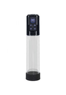 Pumped Megalift Automatic Waterproof Black vacuum pump with digital display and sleek design.