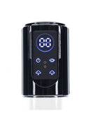 Pumped Megalift Automatic Waterproof Black display panel with digital controls and LED indicators.