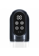 Pumped Engage Pump Masturbator Gun Metal control panel with digital display and buttons for enhanced performance.