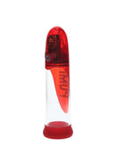Pumped Aqua-Pro Submersible Automatic AI Enabled Red vacuum pump in red and clear design with user-friendly controls.