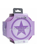 Ouch Bondage Non Stick Tape Purple 20 m packaging on display with purple and star design.