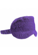 Ouch Fluffy Blindfolds Mask Purple, soft sensory-play mask for enhanced touch and sound.