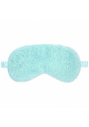 Ouch Fluffy Mask Blindfolds Powder Blue made of soft plush fabric for sensory enhancement and comfort.
