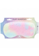 Ouch Fluffy Blindfolds Mask Multicolor, a soft and cozy blindfold with a plush, vibrant design for sensory comfort.