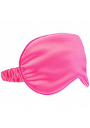 Ouch Satin Blindfolds Mask Pink in luxurious satin, designed to block vision while enhancing sensory experiences.