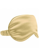 Ouch Satin Blindfolds Mask Gold, luxurious satin fabric blindfold designed for sensory play and enhanced awareness.