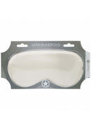 Ouch Satin Blindfolds Mask Gold packaging featuring a soft satin blindfold for sensory play.