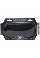 Ouch Satin Mask Blindfolds Black packaging featuring a sleek satin blindfold for sensory play.