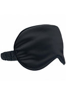 Ouch Satin Mask Blindfolds Black, a sleek black satin blindfold designed for enhancing sensory play.