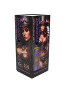 Masturs Misty Steam Mistress Multi Function Masturbator packaging featuring steampunk design and interactive features.