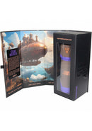 Masturs Misty Steam Mistress Multi Function Masturbator displayed in steampunk-themed packaging with fantasy backdrop.
