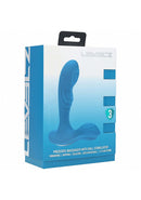 Levelz Vibrating & Tapping Prostate Massager Teal packaging showcasing advanced silicone design and features.