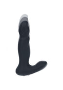 Levelz Vibrating & Thrusting Prostate Massager Black showcasing sleek design and smooth contours for targeted stimulation.