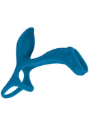 Levelz Vibrating Cock & Ball Ring Teal, a multifunction performance ring in teal for enhanced stimulation.