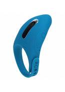 Levelz Adjustable Vibrating Cock Ring Teal - premium silicone performance ring with adjustable support and targeted vibration.